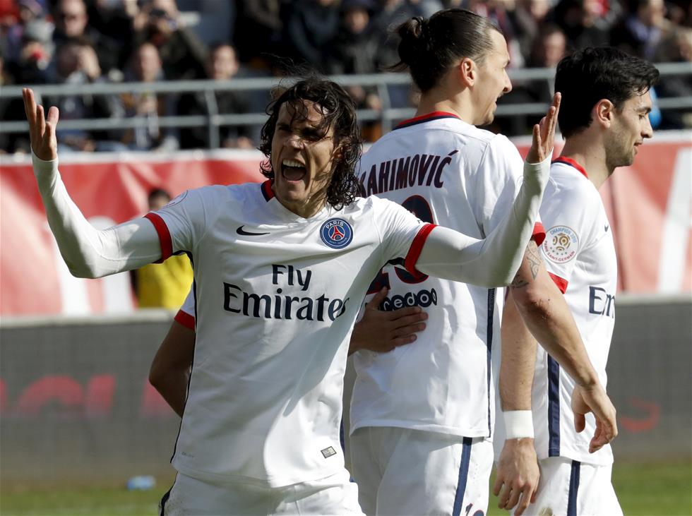  巴黎圣日耳曼法甲提前锁定冠军