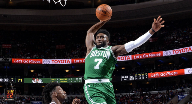  杰伦布朗强势发挥凯尔特人力克篮网